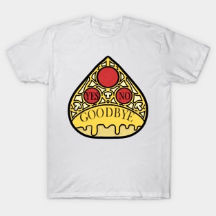 ouija board pizza planchette T-Shirt